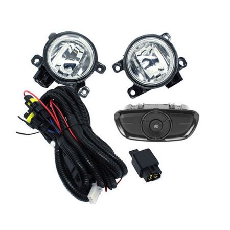 Kit Farol De Milha Auxiliar Shocklight Com Botão Original – Fiat Argo E Cronos 2017 A 2022