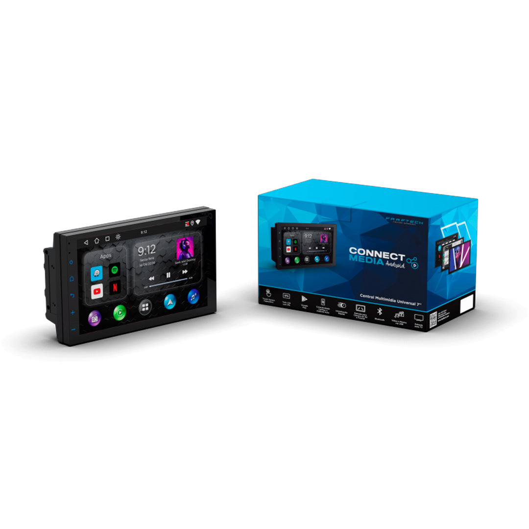 Central Multimídia 7" com Android Faaftech