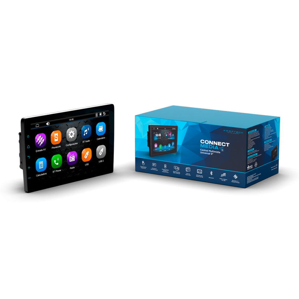 Central Multimídia 9" Carplay Faaftech