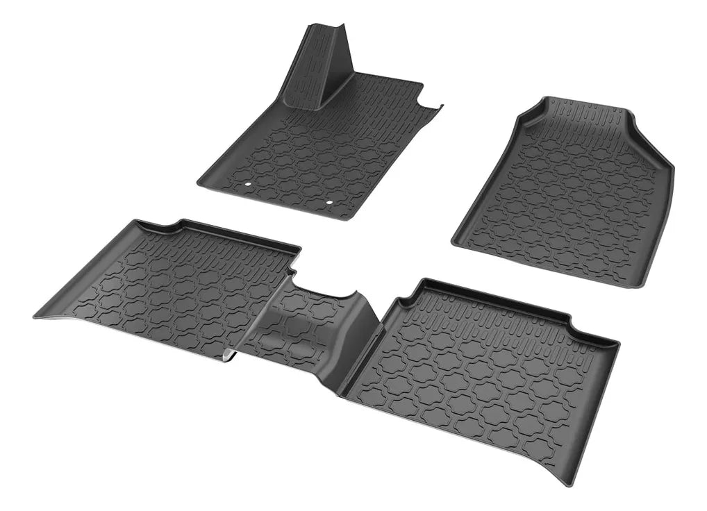 Jogo de Tapetes Bandeja Premium Grid – Fiat Fastback 2022 a 2026 – Borda Alta em TPE