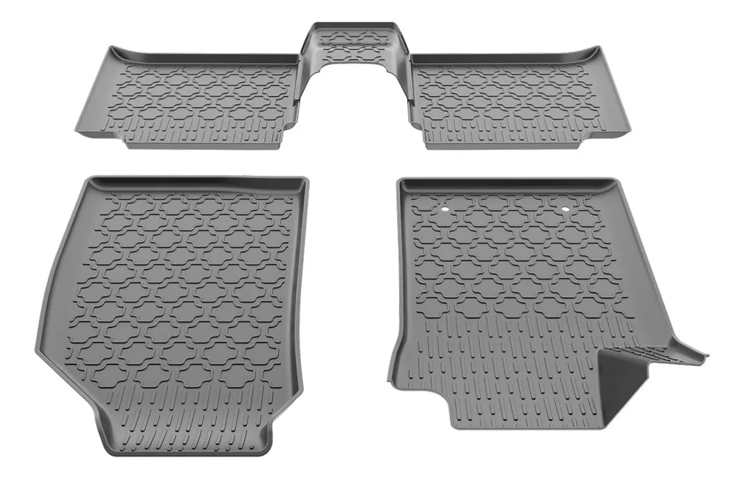 Jogo de Tapetes Bandeja Premium Grid – Fiat Fastback 2022 a 2026 – Borda Alta em TPE