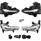 Kit Farol De Milha Auxiliar Shocklight Em LED Com DRL E Botão Touch – Chevrolet Onix 2020 A 2025
