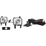 Kit Farol De Milha Auxiliar Shocklight Full LED Com Moldura Preta E Botão Original – Chevrolet Montana 2023 A 2025