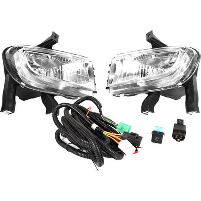 Kit Farol De Milha Auxiliar Shocklight Com Botão Original – Chevrolet Corsa Classic 2011 A 2016