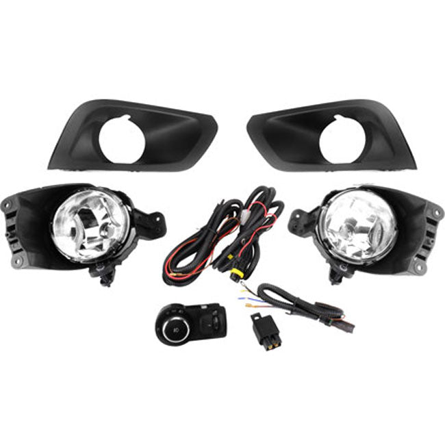 Kit Farol De Milha Auxiliar Shocklight Com Moldura E Botão Original – Chevrolet Onix E Prisma LT 2017 A 2019